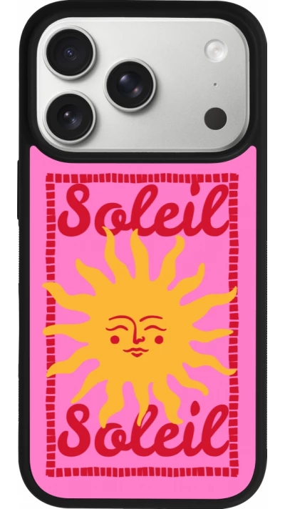 iPhone 17 Pro Case Hülle - Silikon schwarz Sun sun 2026