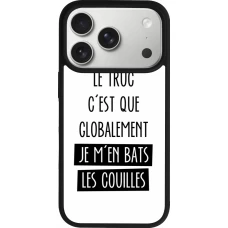 iPhone 17 Pro Case Hülle - Silikon schwarz Le truc globalement bats les couilles