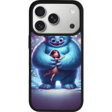iPhone 17 Pro Case Hülle - Silikon schwarz Valentin 2024 Flauschige Liebe