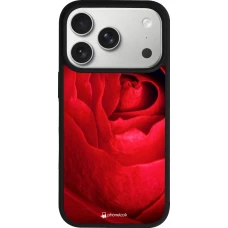 iPhone 17 Pro Case Hülle - Silikon schwarz Valentine 2022 Rose