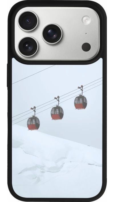iPhone 17 Pro Case Hülle - Silikon schwarz Winter 22 ski lift