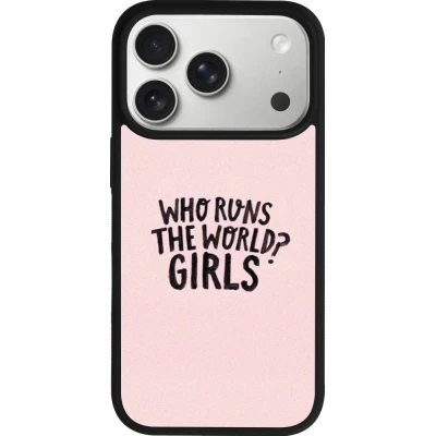 Coque iPhone 18 Pro / 17 Pro - Silicone rigide noir Womens day 2026 3