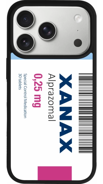 iPhone 17 Pro Case Hülle - Silikon schwarz Xanax Alprazolam 2025