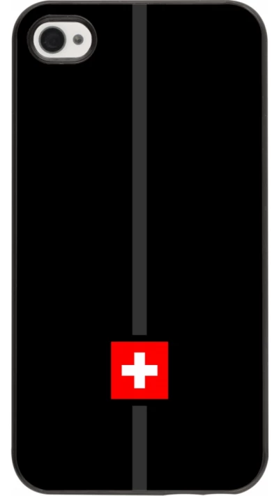 iPhone 4/4s Case Hülle - Kanton CH schwarz