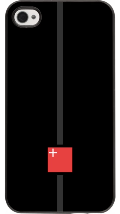 iPhone 4/4s Case Hülle - Kanton SZ schwarz