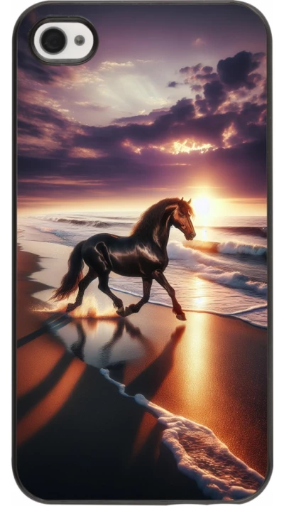 iPhone 4/4s Case Hülle - Pferd majestätisch Strand