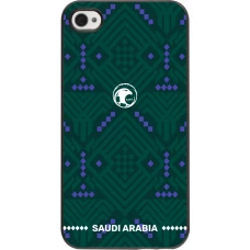 Coque iPhone 4/4s - Maillot de football Arabie saoudite 2026 personnalisable