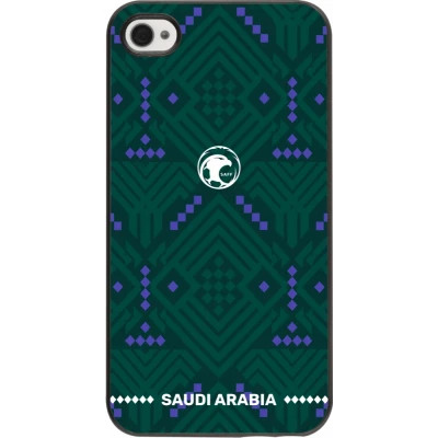 Coque iPhone 4/4s - Maillot de football Arabie saoudite 2026 personnalisable