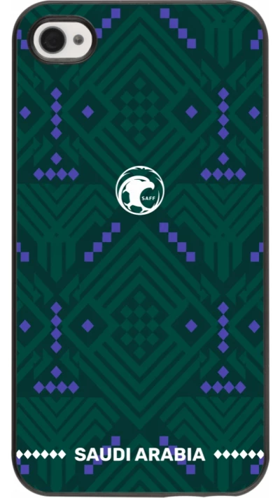 iPhone 4/4s Case Hülle - Saudi Arabien 2026 personalisierbares Fussballtrikot