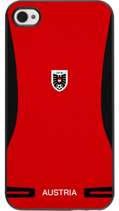 iPhone 4/4s Case Hülle - O?sterreich 2026 personalisierbares Fussballtrikot