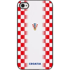 iPhone 4/4s Case Hülle - Kroatien 2026 personalisierbares Fussballtrikot
