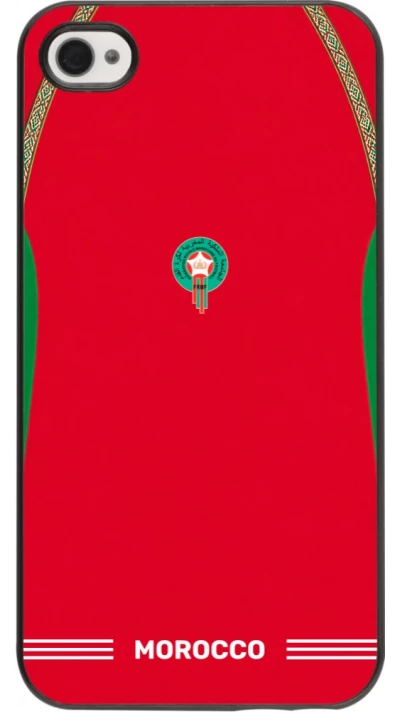 iPhone 4/4s Case Hülle - Marokko 2026 personalisierbares Fussballtrikot