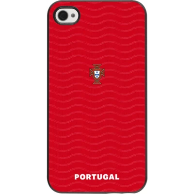 Coque iPhone 4/4s - Maillot de football Portugal 2026 personnalisable