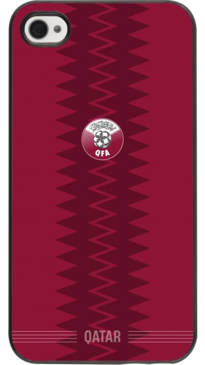 iPhone 4/4s Case Hülle - Qatar 2026 personalisierbares Fussballtrikot