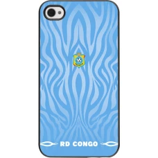 Coque iPhone 4/4s - Maillot de football RD Congo 2026 personnalisable