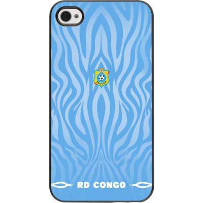 Coque iPhone 4/4s - Maillot de football RD Congo 2026 personnalisable