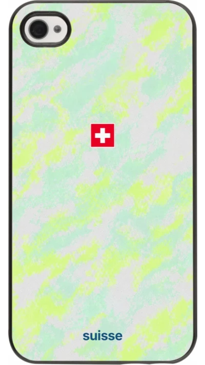 iPhone 4/4s Case Hülle - Schweiz Away 2026 personalisierbares Fussballtrikot
