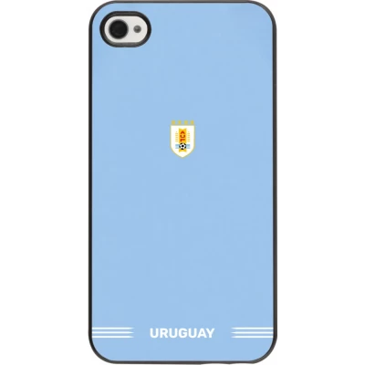 Coque iPhone 4/4s - Maillot de football Uruguay 2026 personnalisable