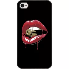 Hülle iPhone 4/4s - Lips bullet