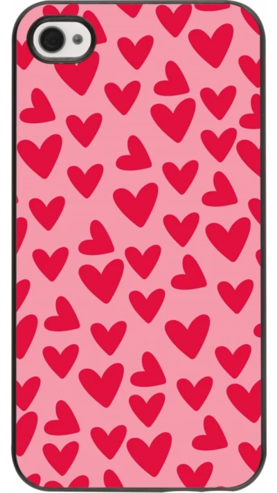 iPhone 4/4s Case Hülle - Mom 2024 kleine Herzen