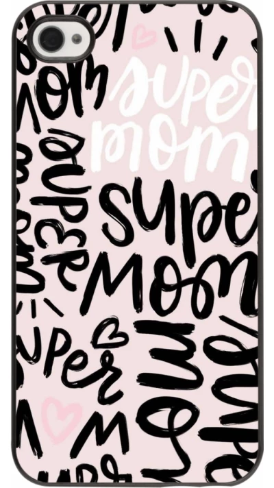 iPhone 4/4s Case Hülle - Mom 2024 Super mom