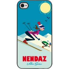 iPhone 4/4s Case Hülle - Nendaz Ski Downhill