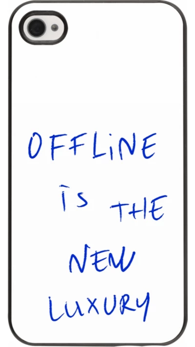 iPhone 4/4s Case Hülle - Offline is the new luxury