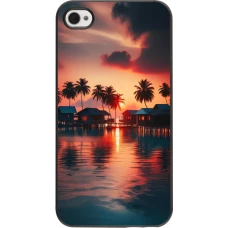 iPhone 4/4s Case Hülle - Paradies Malediven