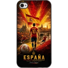 Coque iPhone 4/4s - Football Espagne splash 2026