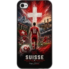 Coque iPhone 4/4s - Football Suisse splash 2026