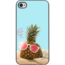 iPhone 4/4s Case Hülle - Pineapple with glasses Summer 2026