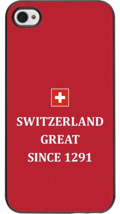 iPhone 4/4s Case Hülle - Switzerland Great Since 1291