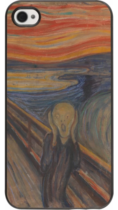 iPhone 4/4s Case Hülle - Kunstbild - Der Schrei - Edvard Munch