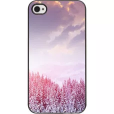 iPhone 4/4s Case Hülle - Winter 22 Pink Forest