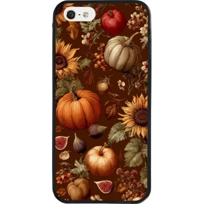 iPhone 5/5s / SE (2016) Case Hülle - Silikon schwarz Autumn 26 Autumn still life