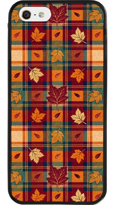 Coque iPhone 5/5s / SE (2016) - Silicone rigide noir Autumn 26 Autumn pattern