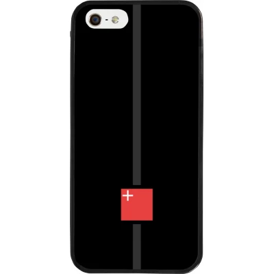 Coque iPhone 5/5s / SE (2016) - Silicone rigide noir Canton SZ noir