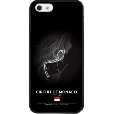 Coque iPhone 5/5s / SE (2016) - Silicone rigide noir F1 Track 2025 Monaco