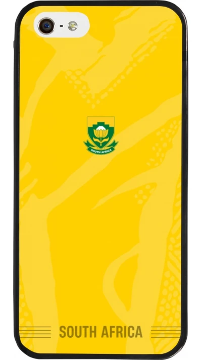 iPhone 5/5s / SE (2016) Case Hülle - Silikon schwarz Südafrika 2026 personalisierbares Fussballtrikot
