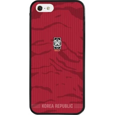 iPhone 5/5s / SE (2016) Case Hülle - Silikon schwarz Südkorea 2026 personalisierbares Fussballtrikot