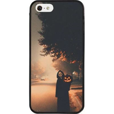 iPhone 5/5s / SE (2016) Case Hülle - Silikon schwarz Halloween 2025 Scream