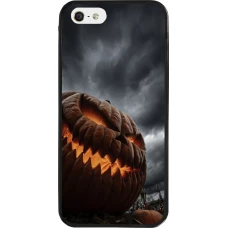 Coque iPhone 5/5s / SE (2016) - Silicone rigide noir Halloween 2026 The Wicked Pumpkin