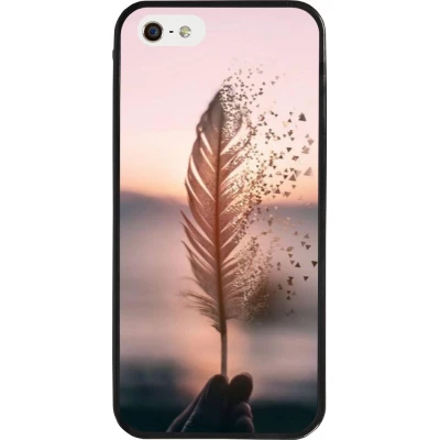 iPhone 5/5s / SE (2016) Case Hülle - Silikon schwarz Hello September 11 19