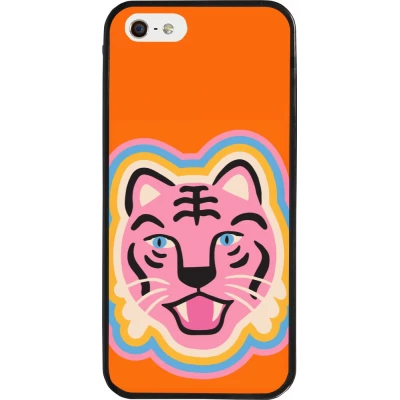 iPhone 5/5s / SE (2016) Case Hülle - Silikon schwarz Lion colors 2026