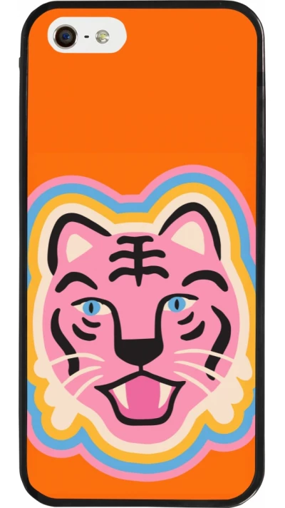 iPhone 5/5s / SE (2016) Case Hülle - Silikon schwarz Lion colors 2026