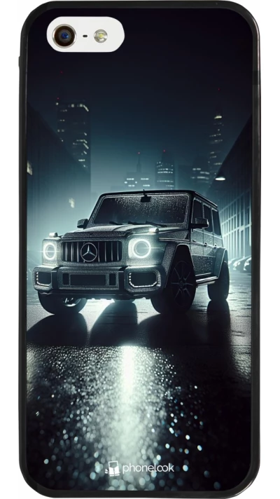Coque iPhone 5/5s / SE (2016) - Silicone rigide noir Mercedes G AMG Night