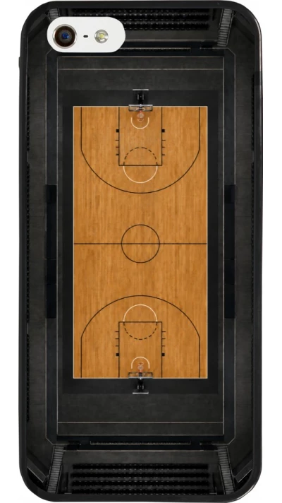 Coque iPhone 5/5s / SE (2016) - Silicone rigide noir Sports 2026 Basketball