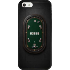 Coque iPhone 5/5s / SE (2016) - Silicone rigide noir Sports 2026 Poker