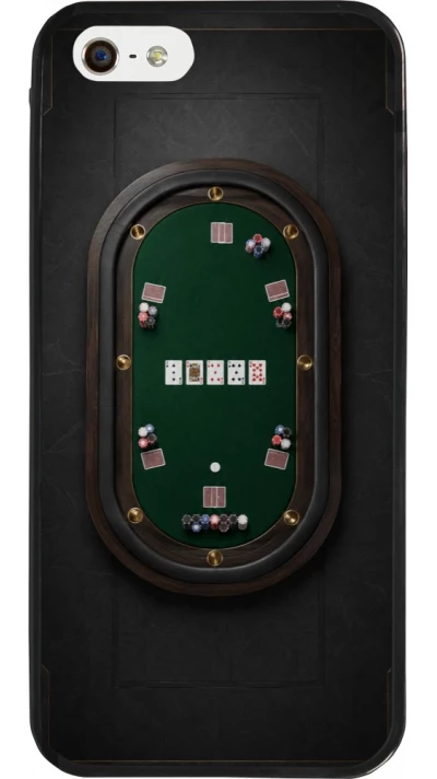Coque iPhone 5/5s / SE (2016) - Silicone rigide noir Sports 2026 Poker
