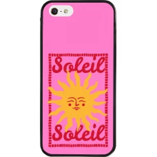 iPhone 5/5s / SE (2016) Case Hülle - Silikon schwarz Sun sun 2026